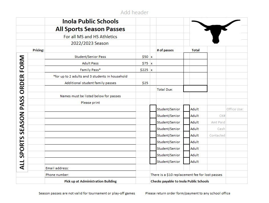 All Sports Season Pass